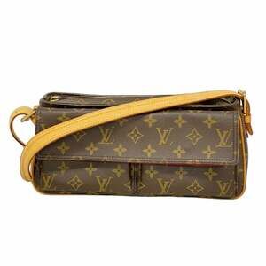 Louis Vuitton Monogram Viva Cite MM Shoulder Bag M51164 Brown Women's P2061947